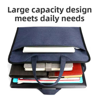 Sac de classement professionnel imperméable de grande capacité, épais, utilisé pour l'archivage, impression monochrome et couleur personnalisable
