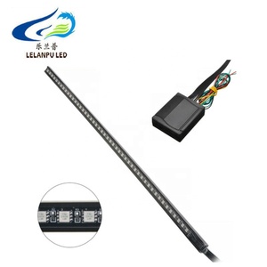 Chất lượng cao 22 inch 5050 48 bóng đèn <span class=keywords><strong>LED</strong></span> RGB xe máy quét Knight Rider Strobe Flash Light Strip + từ xa cho xe đèn <span class=keywords><strong>LED</strong></span> công cụ - Product Image 5