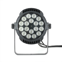 LEAHUA - Luz Estroboscópica Resistente al Agua para Escenarios, 18 x 6 W, RGBW, 4 en 1, IP65, para Bodas, DJ, Discotecas, Bares