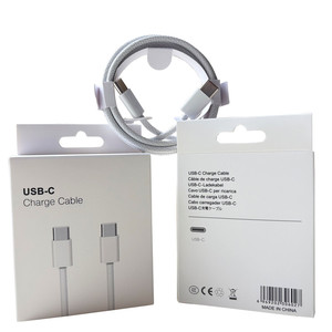 Factory Price Braided 60W Usb c to Usb c <strong>Cable</strong> Fast Charging Charger Pd 60w 3a Data Sync <strong>Cable</strong> for iphone 17 16 15pro Max - Product Image 1
