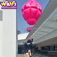 Ballon à air chaud gonflable personnalisé imprimé en couleur, gonflable publicitaire personnalisé pour les promotions de détail et les expositions d'art