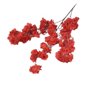 Bouquets de fleurs de cerisier artificielles en soie, décorations de mariage multicouches, décoration de la maison - Product Image 5