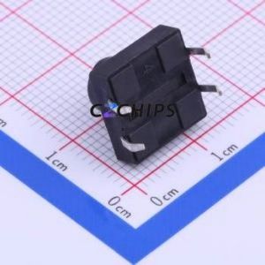 TC-1103-C-K Tactile Switch Through hole Component THT-4P,12x12mm Switch Single Pole Single Throw Round Button 2.6N Through Hole - Product Image 2