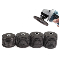 Disco de Láminas de Alúmina Calcinada Dongtai con Respaldo de Fibra de Vidrio 100mm/115mm/125mm, Disco Abrasivo Grano 40-320, OEM ODM OBM
