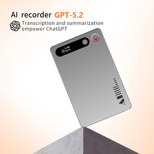 <span class=keywords><strong>Enregistreur</strong></span> <span class=keywords><strong>vocal</strong></span> <span class=keywords><strong>Bluetooth</strong></span> AI avec contrôle par application, transcription vocale en texte, enregistrement WAV, 64 Go, <span class=keywords><strong>enregistreur</strong></span> WIFI en alliage d'aluminium - Product Image 6