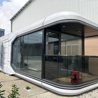 Bureau Coque Vert Villa Hôtel Espace Extérieur Capsule Maison Mobile E7 Nouvelle Île De Pierre Petites Maisons Appartements En Acier Maison Potable