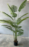 Künstliche Dekorative Palme, Künstlicher Grüner Baum, Simulierte Künstliche Grünpflanze für Innenräume, Künstliche Gummimonsterpflanze