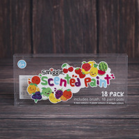 Boîte d'emballage jetable transparente en PET/PP/PVC de forme carrée, modèle SD-016, personnalisable pour l'impression