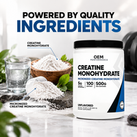 Créatine monohydrate en poudre, expédition directe depuis l'entrepôt américain, commandes d'une seule unité pour les magasins de suppléments en ligne