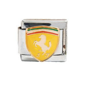 Italian Modular Stainless Steel Bracelet With Car Emblem Charms Unisex Fashion Jewelry Accessory Chain - Product Image 5