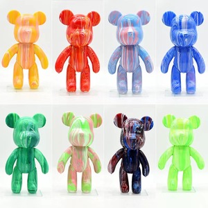 Peinture artistique tendance <span class=keywords><strong>TikTok</strong></span> - Cadeau créatif : ours fluide violent à faire soi-même de 22 cm - Product Image 3