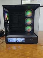 Caja de PC Pcooling con Pantalla LCD Grande, Mini ITX, MATX, Micro ATX, Caja de PC para Juegos con Pantalla LCD