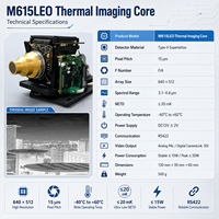 Noyau de caméra MWIR refroidi M615LEO 640 x 512 pour intégration d'imagerie thermique OEM
