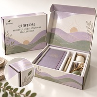 Boîte à courrier personnalisée brillante pour journal, boîte cadeau en papier pour emballage d'abonnement e-commerce
