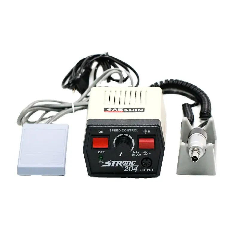 Dental Machine Strong 204 E-Type Handpiece Dental Lab Polishing Electric 35000RMP dental micro motor micro nx