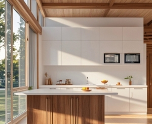 Gabinete de Cocina Moderno de Madera Contrachapada MDF de Fabricantes - Product Image 6