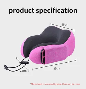 Soft Slow Rebound Space Memory Foam Neck Pillows Travel Pillow Solid Neck Cervical Healthcare U Shape Pillow