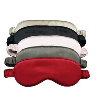 Masque pour les yeux en soie véritable 100% mûrier, 22 momme, luxueux, personnalisé, biologique, Noël, Nouvel An, ISO, soie, grand format