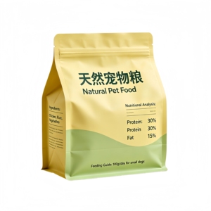 Sacs d'emballage pour aliments pour chiens et animaux de compagnie en aluminium laminé écologique, en BOPP et en nylon, fabriqués en Chine - Product Image 1