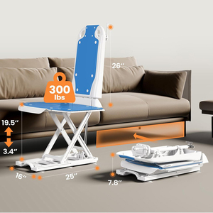 Bồn tắm điện Ghế nâng cho người cao tuổi có thể điều chỉnh ngả ghế tắm không thấm nước điều khiển từ xa an toàn chuyển Viện trợ - Product Image 1