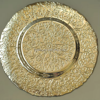 Plaque de présentation en verre givré écologique de couleur personnalisée motif de fleur de luxe pour les mariages