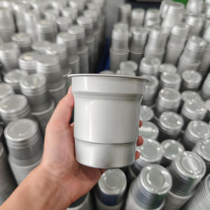 Vaso Desechable de Aluminio de Alta Gama, Ecológico, Mini Vaso de Pulpa para Beber Café y Leche, Diseño de Boca Ancha para Camping - Product Image 6