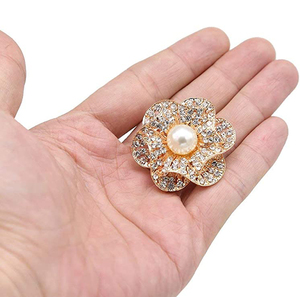 Broche de flores de ouro, broche de ouro da moda, broche de personalidade <span class=keywords><strong>diy</strong></span> para mulheres - Product Image 2