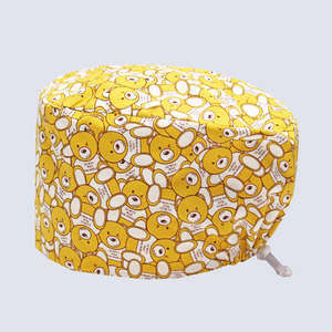 Gorro exfoliante de animales con gorro elástico para mascotas Hospital médico exfoliante sombreros pediatría ginecólogo Unisex <span class=keywords><strong>Anime</strong></span> para enfermeras gorro quirúrgico para hombres - Product Image 2