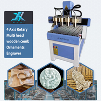 Jx Mini Hobby 6090 Hout Router Mini Metalen Freesmachine Cnc Router Met Watertank
