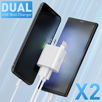 Chargeur de voyage portable 2 ports, protection OVP ignifuge, norme australienne 5V 2A, pour téléphone portable, montre connectée et appareil photo