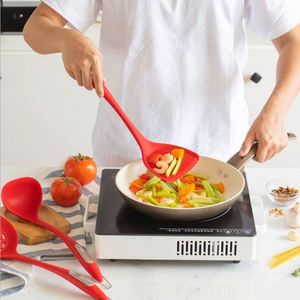 Kitchen Cooking Utensil Set Eco-Friendly <b>Silicone</b> Durable Dishwasher Safe Non-Stick - Product Image 3