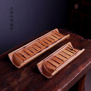 Bamboo Kung Fu <b>Tea</b> <b>Tray</b> Flat Natural Bamboo 35-40 45-55 Eco Friendly Afternoon <b>Tea</b> Accessory - Product Image 1