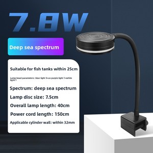 Luces <span class=keywords><strong>LED</strong></span> para Acuario Pro Coral Boost - Tricolor UV Actínico y 140 °   Lente Gran Angular para Acuario de Arrecife de Agua Salada, Crecimiento de Corales - Product Image 6