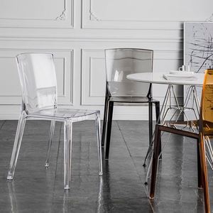 <span class=keywords><strong>เก้าอี้</strong></span>ร้านอาหารแบบซ้อนได้สไตล์นอร์ดิกโมเดิร์น <span class=keywords><strong>เก้าอี้</strong></span>สำหรับห้องจัดเลี้ยง ห้องอาหาร ทำจากอะคริลิกใส โปร่งแสง สีแดง - Product Image 3