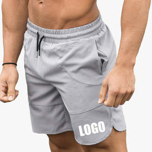 Short de sport noir en spandex avec cordon de serrage et logo personnalisé de haute qualité Short de sport d'entraînement athlétique pour hommes - Product Image 5