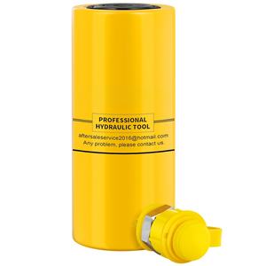 DOOROOM Vérins <span class=keywords><strong>de</strong></span> voiture à simple effet en acier <span class=keywords><strong>de</strong></span> 20 tonnes Vérins hydrauliques bon marché avec piston creux pour <span class=keywords><strong>porte</strong></span> et <span class=keywords><strong>garage</strong></span> - Product Image 1