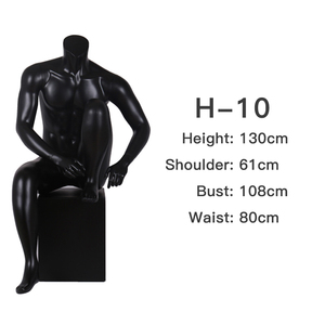 Maniquí Masculino de Alta Calidad <span class=keywords><strong>para</strong></span> Exhibición de Calzado, Sentado y Musculoso - Product Image 4