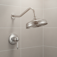 Ensemble de douche thermostatique mural moderne en laiton de haute qualité, anti-corrosion, durable, avec pommeau de douche pluie haute pression