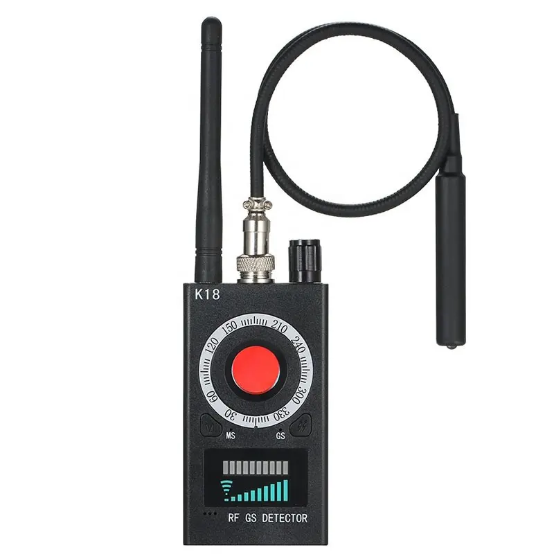 Detector RF antiespía inalámbrico portátil, dispositivo de seguimiento de mini cámara, Detector RF de errores
