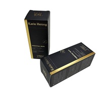 Boîtes rigides carrées recyclables personnalisées avec fermeture magnétique, poignée, estampage à chaud or, carton blanc, emballage cosmétique pour cils et parfums