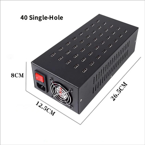 Multi <b>Port</b> USB Charger Station 10-100 <b>Ports</b> PD 20W Type-C Fast Charging <b>Hub</b> QC3.0 Cooling Fan for Phone Repair Shop Hotel Office - Product Image 3