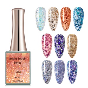 <span class=keywords><strong>Vernis</strong></span> à ongles Gel de haute qualité Gel Uv 16ml Platinum Bright Sequin Soak Off <span class=keywords><strong>Vernis</strong></span> semi-<span class=keywords><strong>permanent</strong></span> Peinture organique Esmalte - Product Image 6