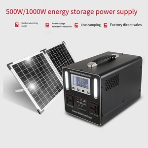 Lithium Iron Phosphate Battery 48V Energy Storage System Flexible Solar Portable <b>Power</b> Station Home <b>UPS</b> Bank 500W 700W 1000W Bat - Product Image 1