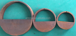 Maceta Circular de Acero Corten para Decoración de Paredes - Product Image 4