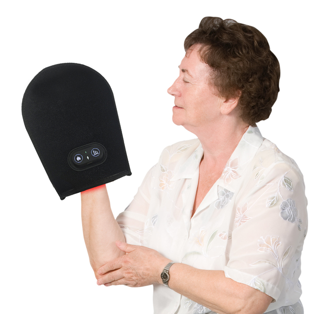 Portable Built-in Battery 660nm 850nm Photon Led Light Therapy Hand Fingers Wrist Red Light Therapy Glove Device