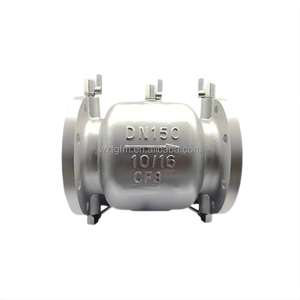 Válvula de Retención de Baja Resistencia de Acero Inoxidable CF8 DN100 PN16 con Brida, Válvula de Aislamiento Antiincrustante, Válvula Antirretorno - Product Image 6