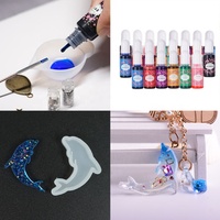 Bijoux en résine UV transparente en vrac kits de bricolage ensemble de liquide de gel adhésif en résine UV-LED