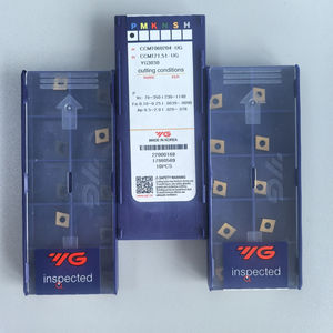 Insertos Cuadrados de Carburo CCMT060204-UG-YG3030 YG-1s con Recubrimiento CVD/PVD HRC45, Herramientas de Torneado y Fresado, 100% Carburo de Tungsteno Original - Product Image 5