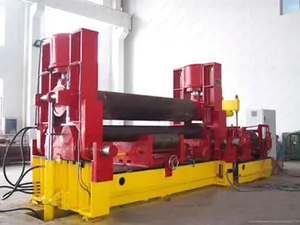 Machine de pliage de tôles universelle à trois rouleaux, équipement industriel de haute précision, tôles métalliques - Product Image 2