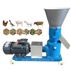 Electric feed pellet machine philippines animal feed pelletizing machine small feed pellet plant